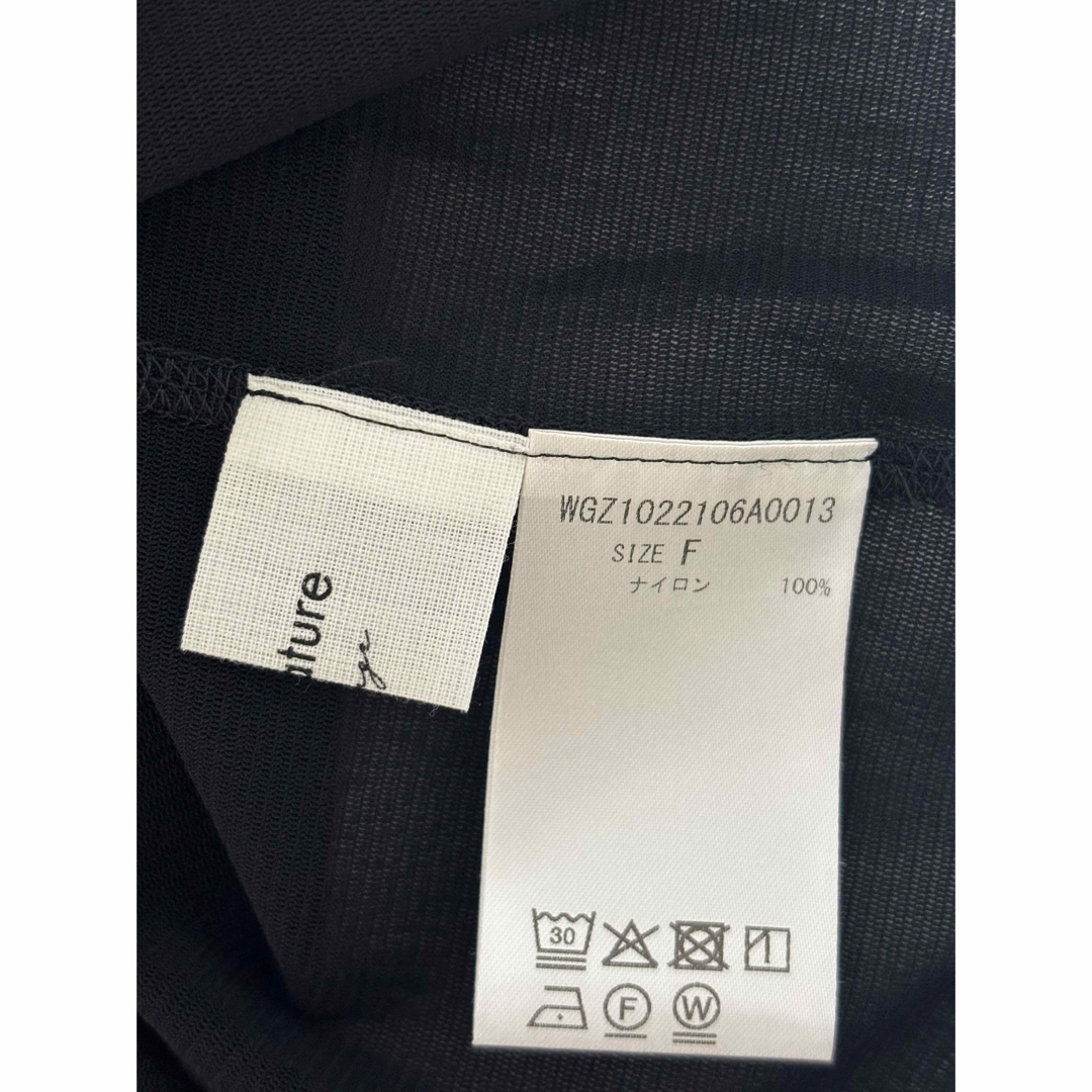 Whim Gazette(ウィムガゼット)のウィムガゼット 【La nature linge】シアーチュールプルオーバー レディースのトップス(カットソー(長袖/七分))の商品写真