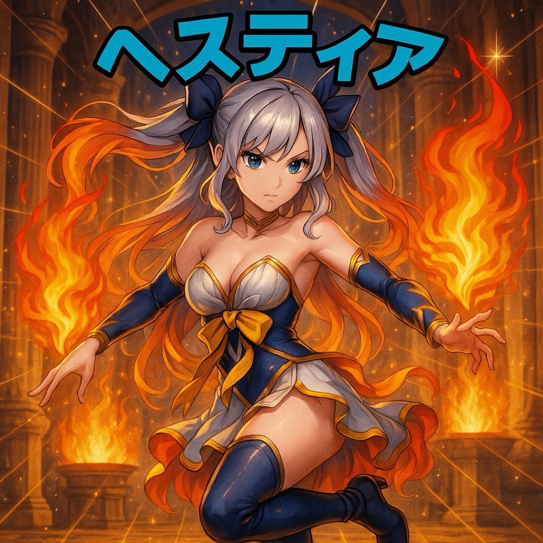自作シール１枚★ギリシア神話「ヘスティア」 エンタメ/ホビーのコレクション(印刷物)の商品写真