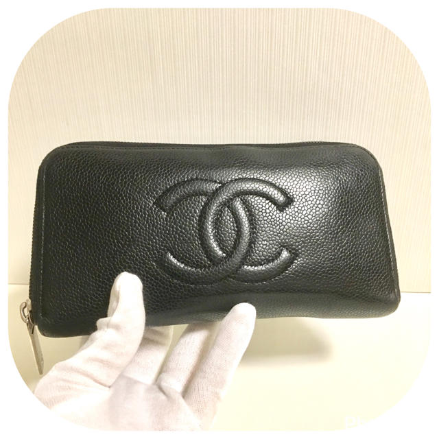 CHANEL(シャネル)の松前様専用 シャネル キャビアスキン ジッピーウォレット‼︎ レディースのファッション小物(財布)の商品写真