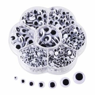 CCINEE 動く 目玉 動眼 目パーツ 人形アイ 4mm/5mm/6mm/7m(その他)