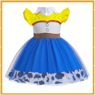新品 ワンピース ジェシー風 女の子 コスプレ スカートディズニー スカート (ワンピース)