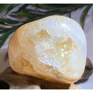 ビジネス・恋愛✨　レインボー　シトリン　黄水晶　原石　タンブル(その他)