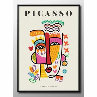 14996■A3 アート ポスター『パブロ・ピカソ』絵画 マット(その他)
