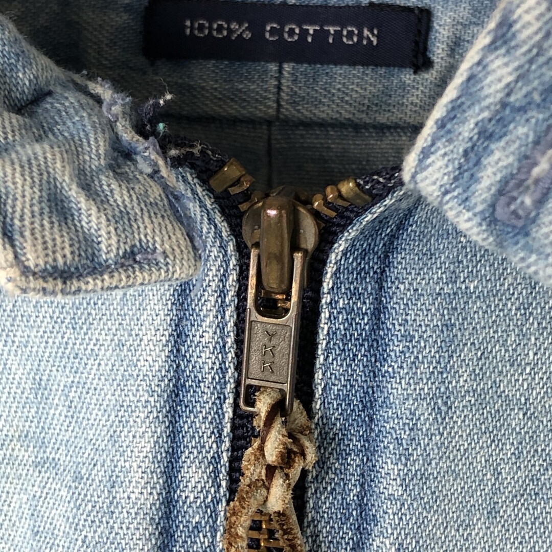 Ralph Lauren(ラルフローレン)の古着 ラルフローレン Ralph Lauren POLO by Ralph Lauren ハーフジップ プルオーバー 長袖 デニムシャツ メンズXXL相当/eaa550405 メンズのトップス(シャツ)の商品写真