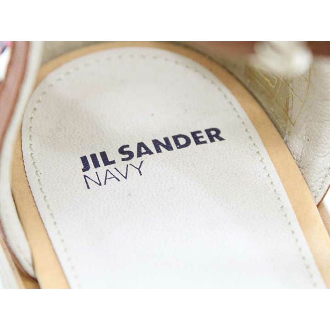【関税込み】Jil Sander ブラウン ストラップ サンダル JIL SANDER(ジルサンダー) ストラップサンダル アイボリー