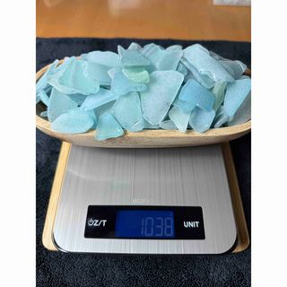 天然シーグラス　ブルー系　1000g(その他)