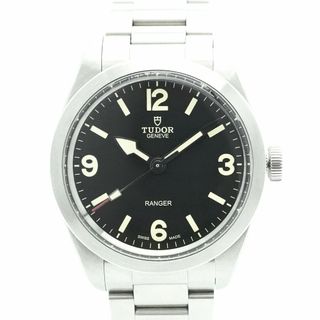 チュードル(Tudor)の【5wwe0197】チュードル レンジャー 79950 黒文字盤【中古】腕時計 メンズ(腕時計(アナログ))