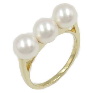 タサキ(TASAKI)のタサキ TASAKI バランス リング リング・指輪 ジュエリー K18（イエローゴールド） パール レディース ホワイト系 【中古】(リング(指輪))