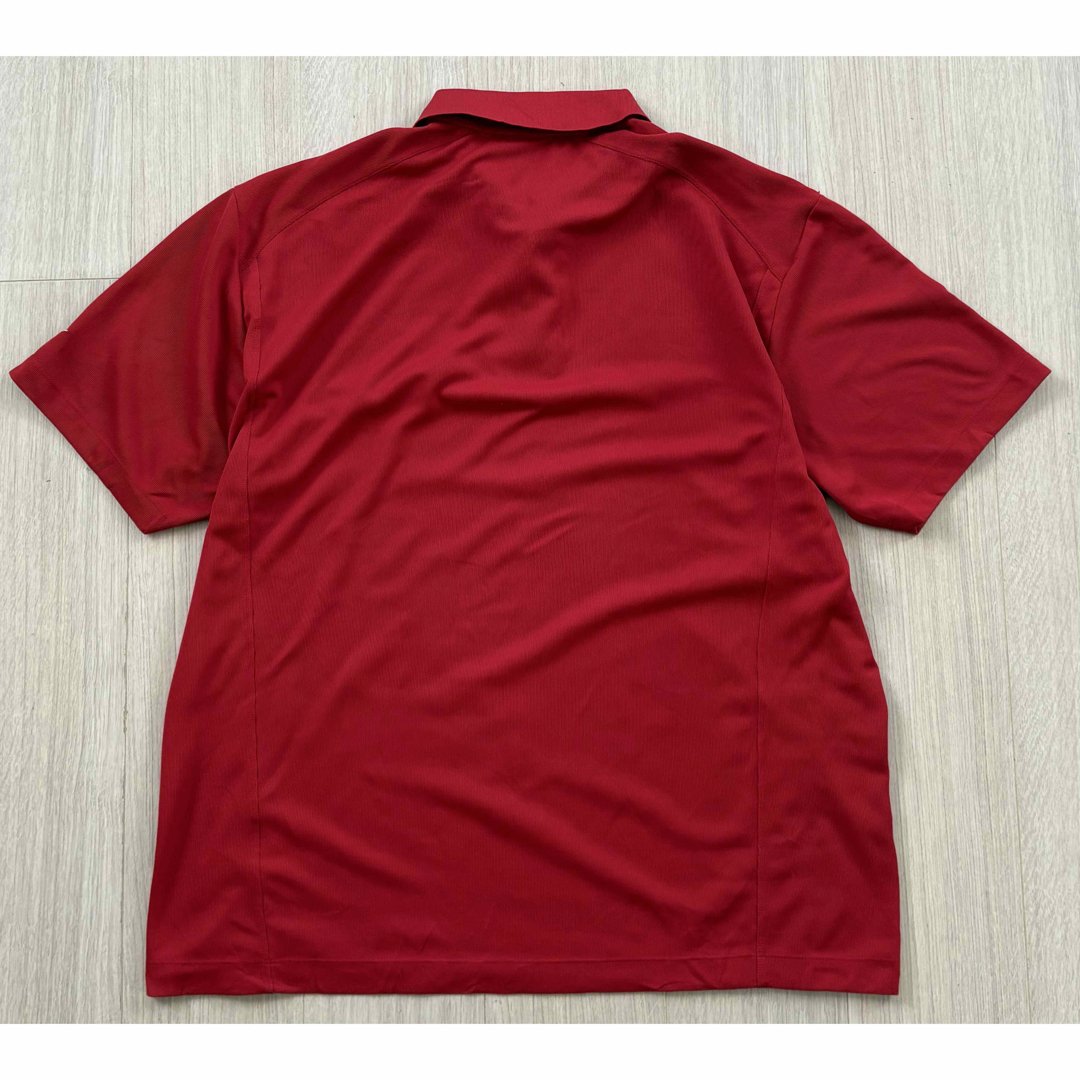 NIKE(ナイキ)の00s レア ナイキゴルフ マイクロソフト 半袖 ポロシャツ レッド XL 企業 メンズのトップス(ポロシャツ)の商品写真