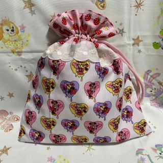 【訳あり】お着替え袋 ミニー柄