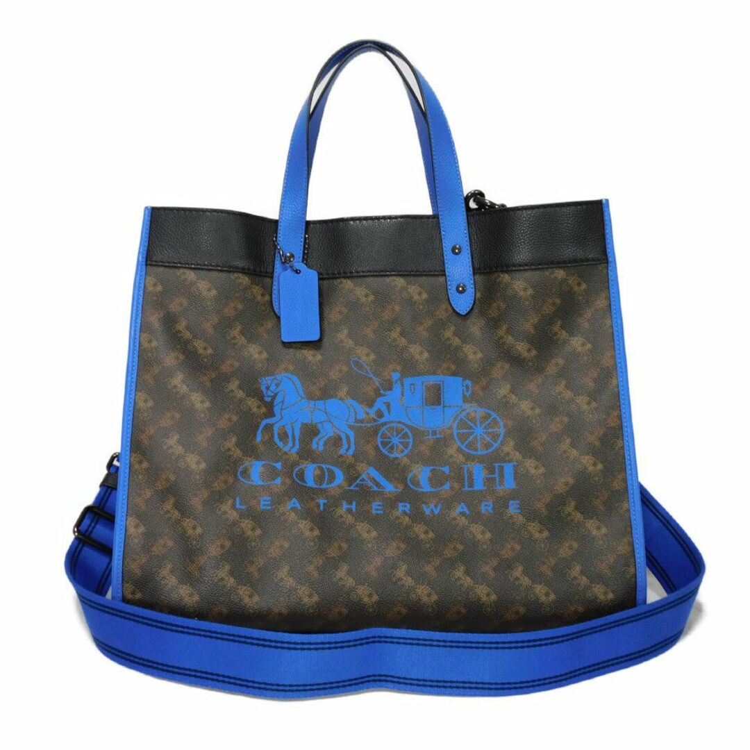COACH - COACH コーチ フィールド トート 40 現行 ロゴ ブルー