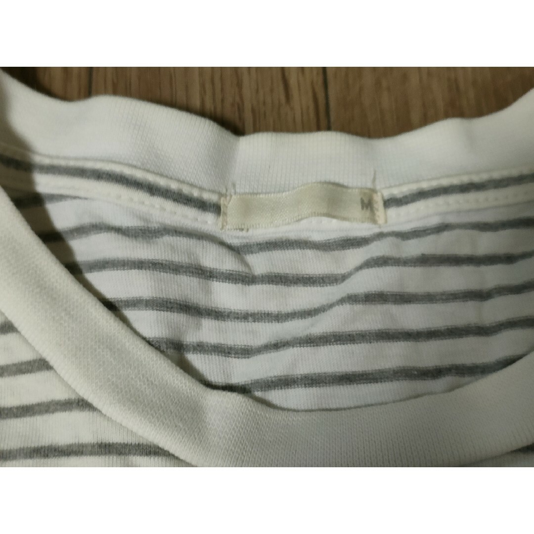 GU(ジーユー)のボーダーTシャツ　GU Mサイズ メンズのトップス(Tシャツ/カットソー(半袖/袖なし))の商品写真