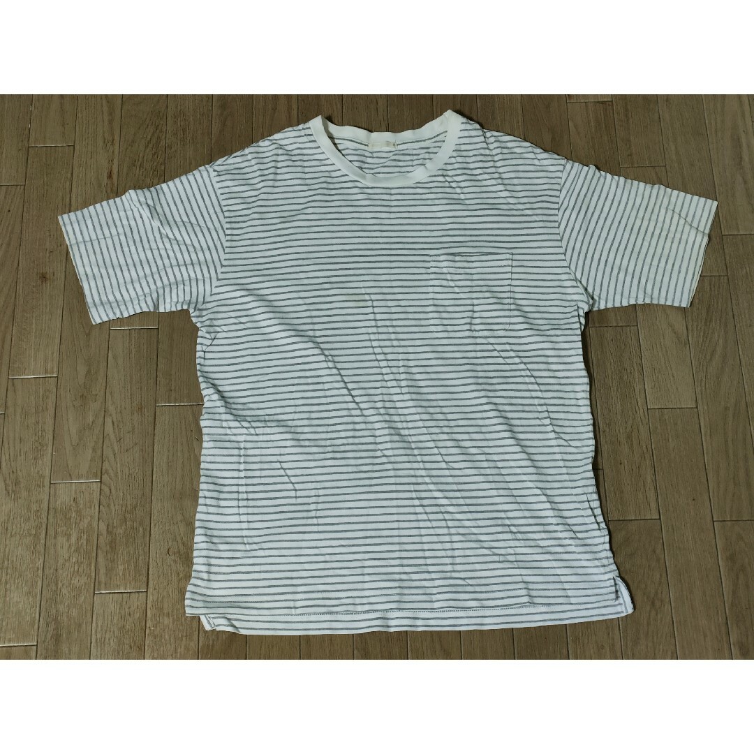 GU(ジーユー)のボーダーTシャツ　GU Mサイズ メンズのトップス(Tシャツ/カットソー(半袖/袖なし))の商品写真