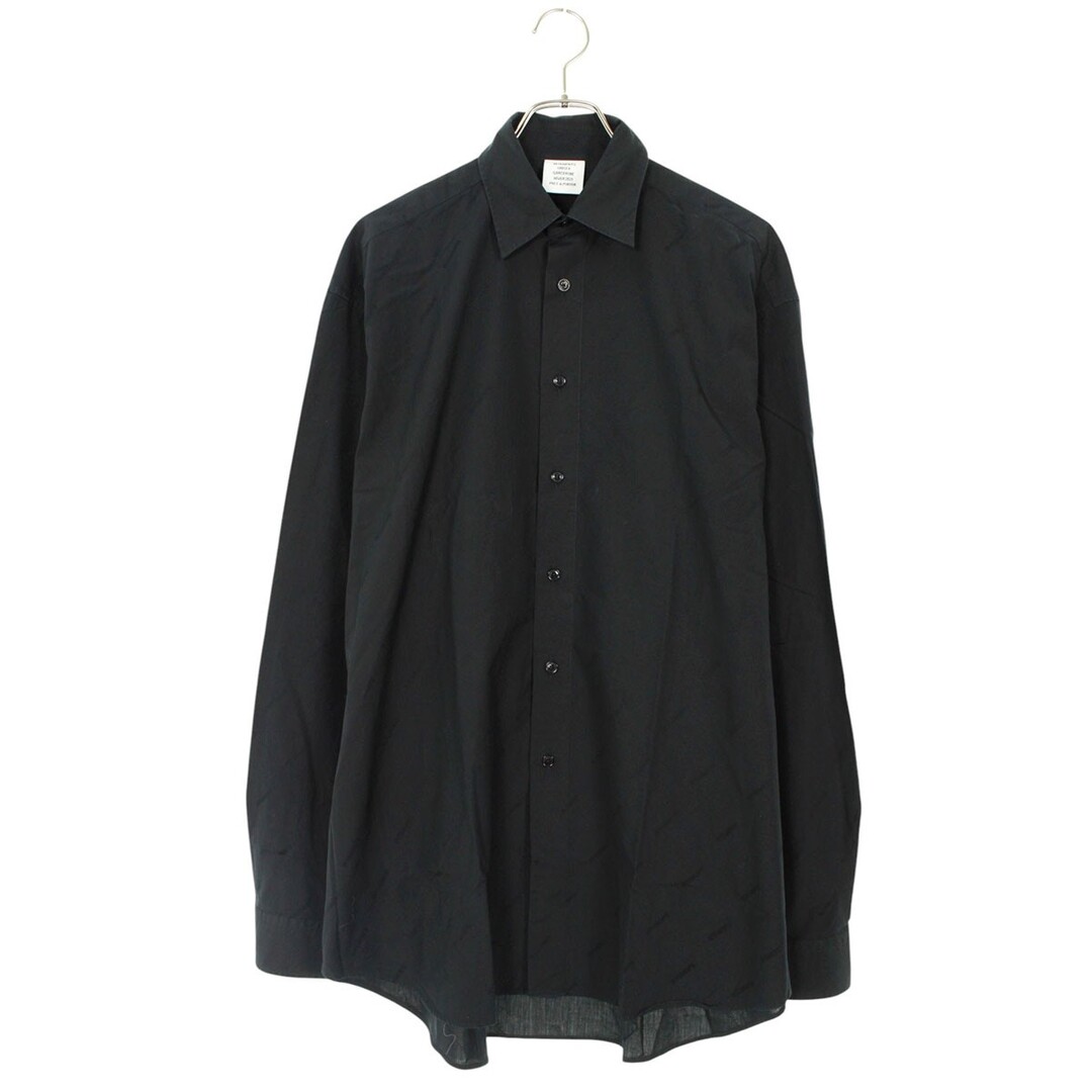 VETEMENTS(ヴェトモン)のヴェトモン  UAH21SH143 ロゴジャガード長袖シャツ メンズ XS メンズのトップス(シャツ)の商品写真
