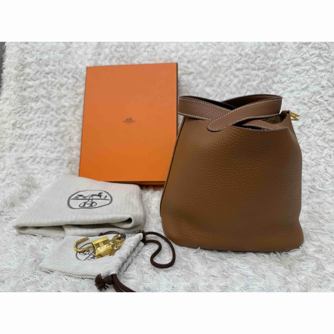HERMES(エルメス)のエルメス　ピコタンロックPM ゴールド　Gold金具　U刻印 レディースのバッグ(ハンドバッグ)の商品写真