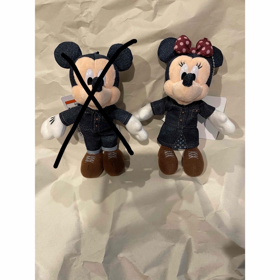 ディズニー ウエスタン デニム ミニー ミッキー　ぬいぐるみバッジ ディズニー ウエスタン デニム ミニー ぬいぐるみバッジ｜Yahoo