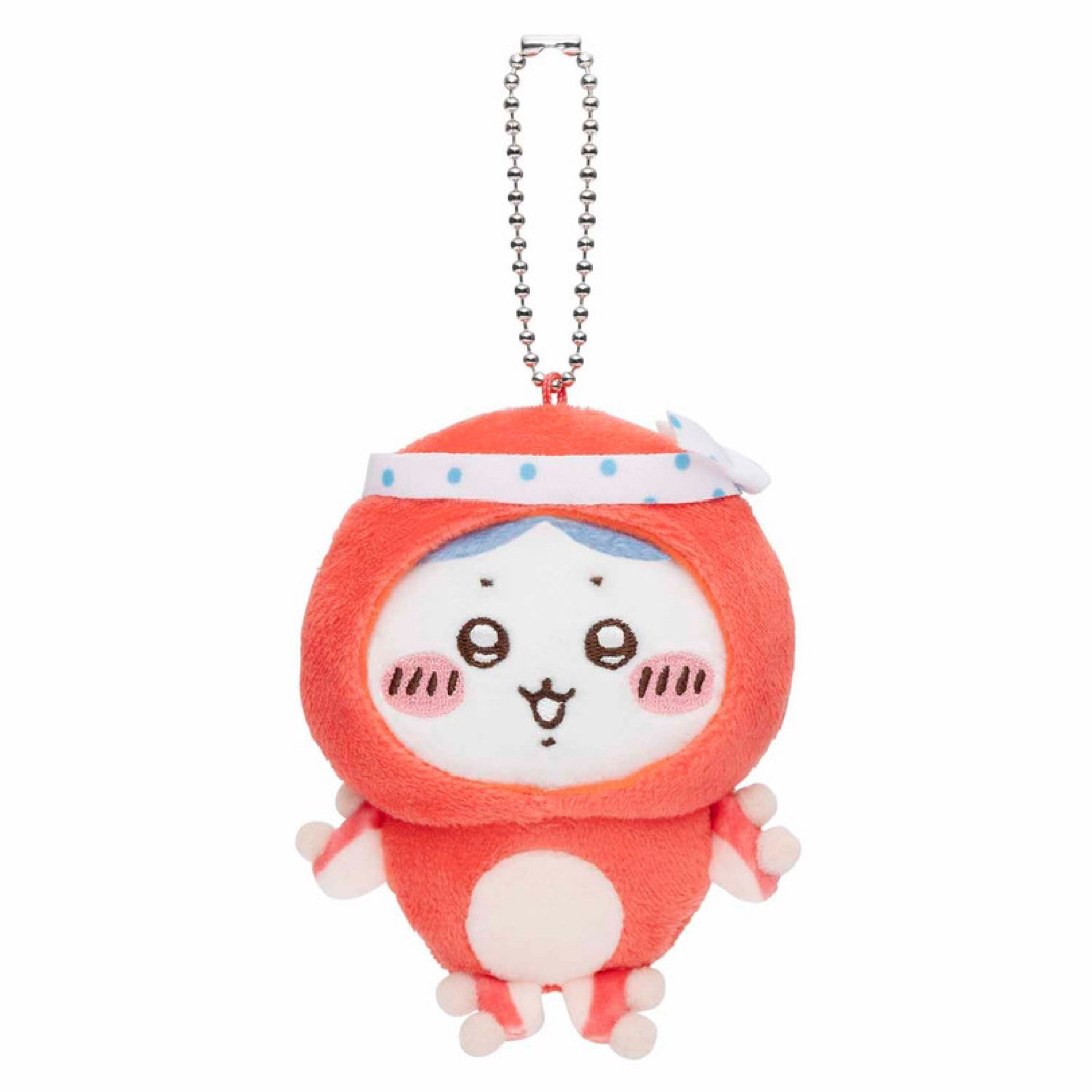 ちいかわ(チイカワ)のちいかわ ハチワレ たこイカ マスコット キーホルダー D賞 ナガノ うさぎ エンタメ/ホビーのおもちゃ/ぬいぐるみ(キャラクターグッズ)の商品写真