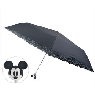 ディズニー(Disney)のディズニー 日傘　ミッキー 折りたたみ傘 晴雨兼用　新品(傘)