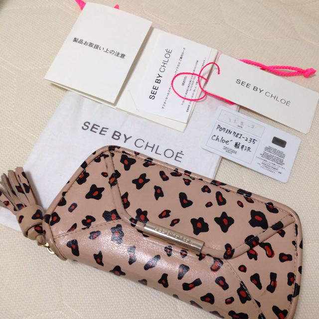 Chloe - シーバイ♪レオパード柄 長財布