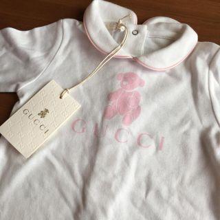 グッチ(Gucci)の新品 タグ付き GUCCI ベビー キッズ ロンパース(ロンパース)