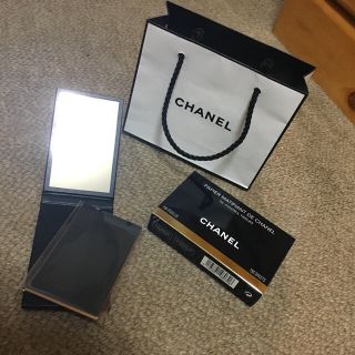 シャネル(CHANEL)のシャネル 鏡 あぶらとり紙 セット 新品未使用(その他)