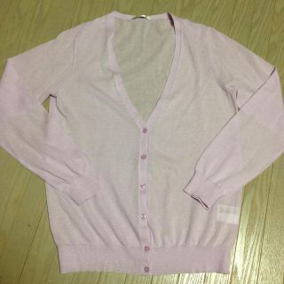 ユニクロ(UNIQLO)のピンクパープル♡サマーカーディガン(カーディガン)