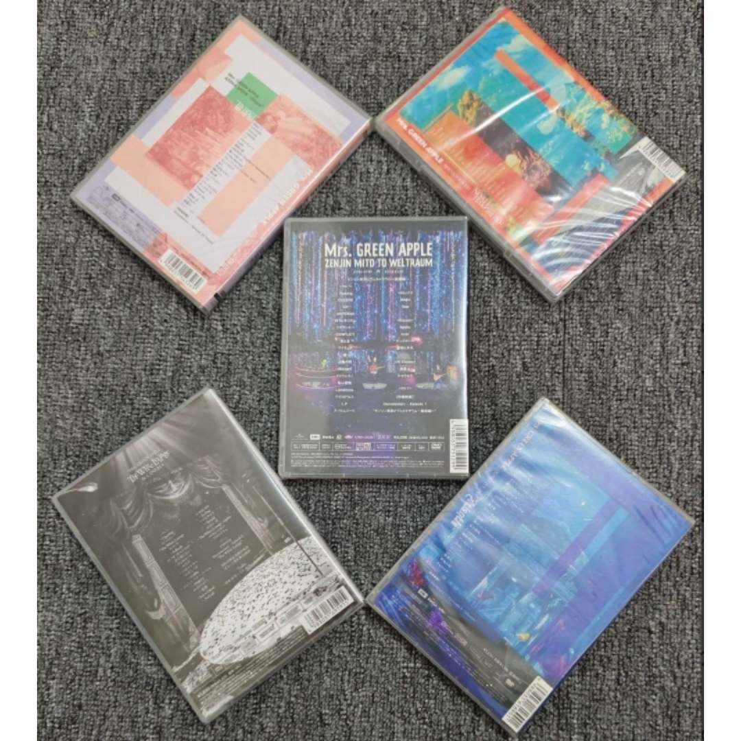 Mrs.GREEN APPLE 通常盤 DVD 5作品#6gf20 Mrs.GREEN APPLE 通常盤 DVD 5作品