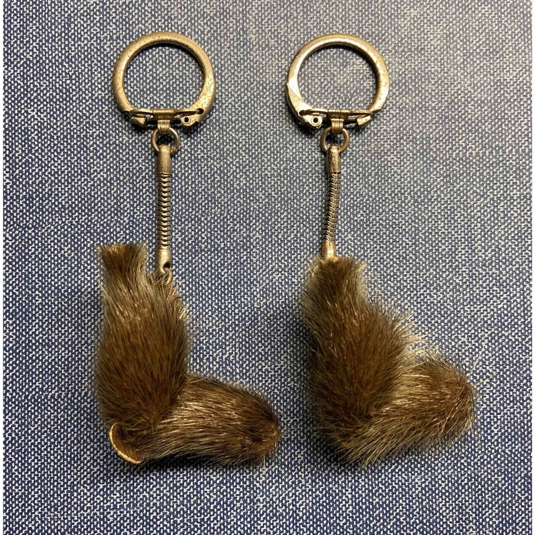 カナダ土産　アザラシ毛皮のアザラシマスコットキーホルダー エンタメ/ホビーの美術品/アンティーク(その他)の商品写真