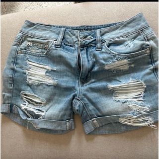 アメリカンイーグル(American Eagle)のアメリカンイーグル　デニム　ショーパン　ダメージ(ショートパンツ)