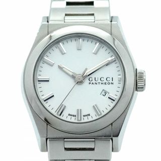グッチ(GUCCI)の【5wwf0019】グッチ パンテオン 115.5 白文字盤【中古】腕時計 レディース(腕時計)