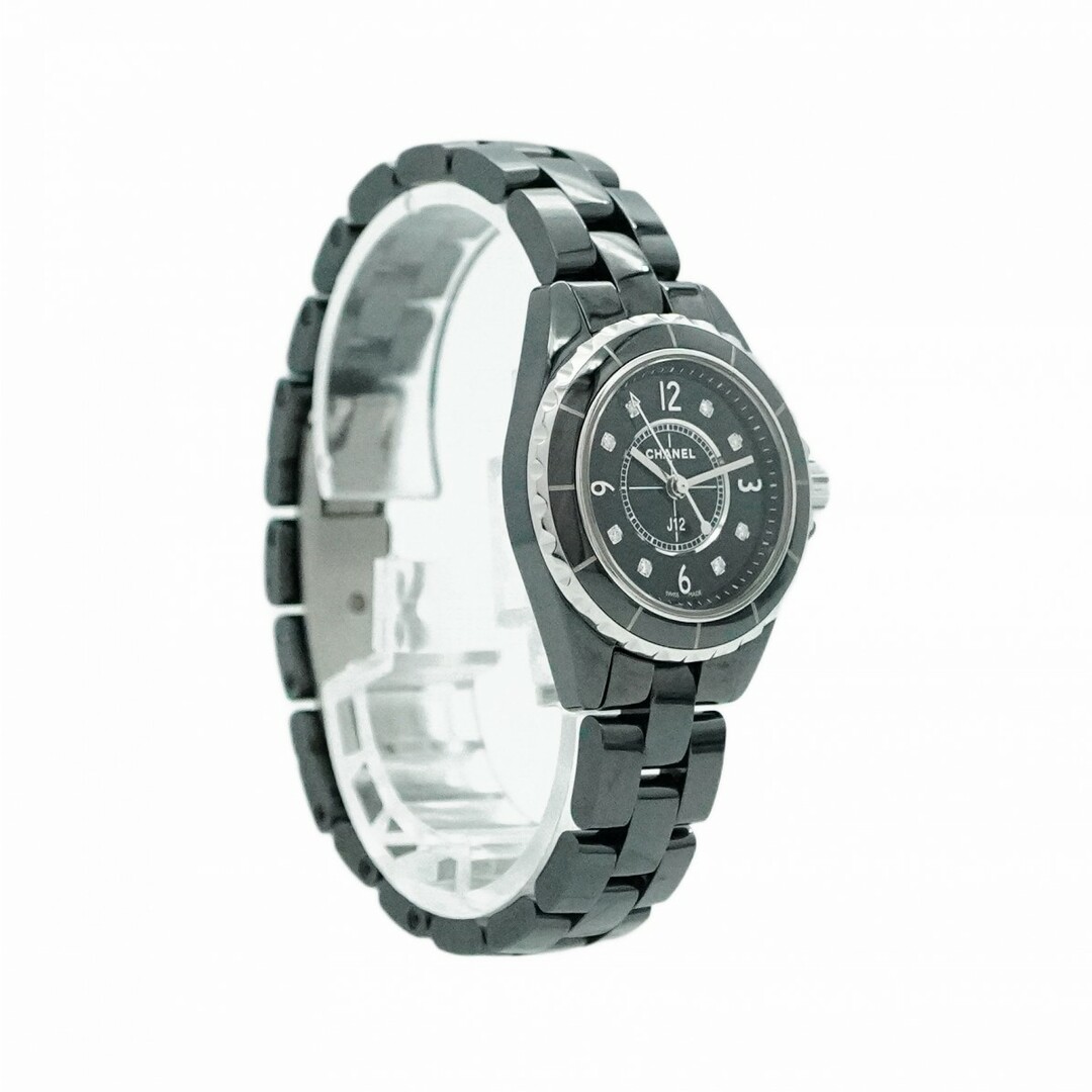 CHANEL(シャネル)の【5wwf0030】シャネル J12 H2569 黒文字盤【中古】腕時計 レディース レディースのファッション小物(腕時計)の商品写真