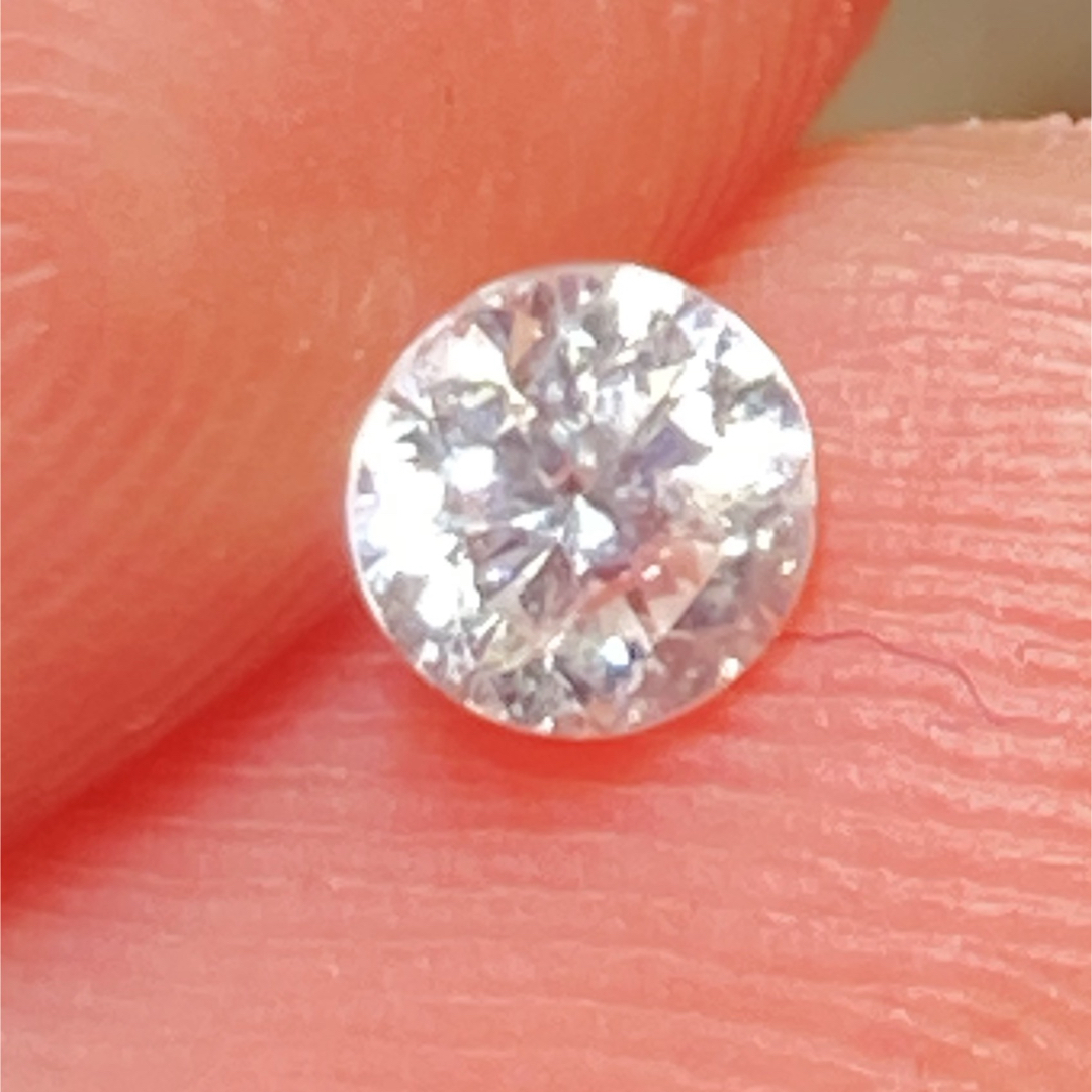 鑑定書付き）天然ダイヤ0.229ctルースです ダイヤは0.25 ct レディースのアクセサリー(チャーム)の商品写真