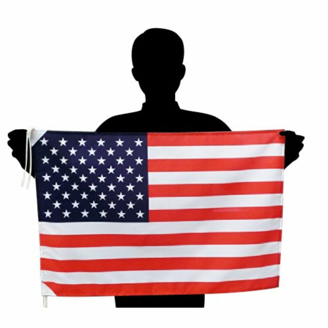 【数量限定】アメリカ国旗 L 星条旗USA 応援サイズ:50×75cm 高級テト キッズ/ベビー/マタニティのおもちゃ(知育玩具)の商品写真