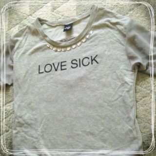 スリーブ切替トップス♡(Tシャツ(半袖/袖なし))