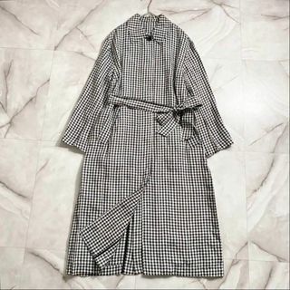 ミラオーウェン(Mila Owen)のS15376 未使用 ミラオーウェン シャツライクヘンプステンカラーコート 0(スプリングコート)