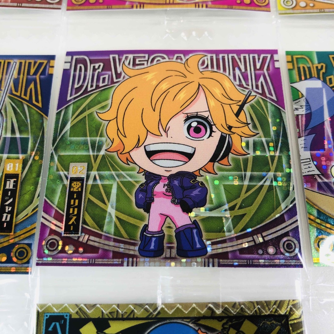 ONE PIECE(ワンピース)のワンピースシールウエハースLOG.８　Ｄr.ベガパンク エンタメ/ホビーのアニメグッズ(その他)の商品写真