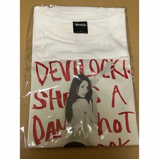 Rio 柚木ティナ コラボTシャツ 半袖 恵比寿マスカッツ 白(Tシャツ/カットソー(半袖/袖なし))
