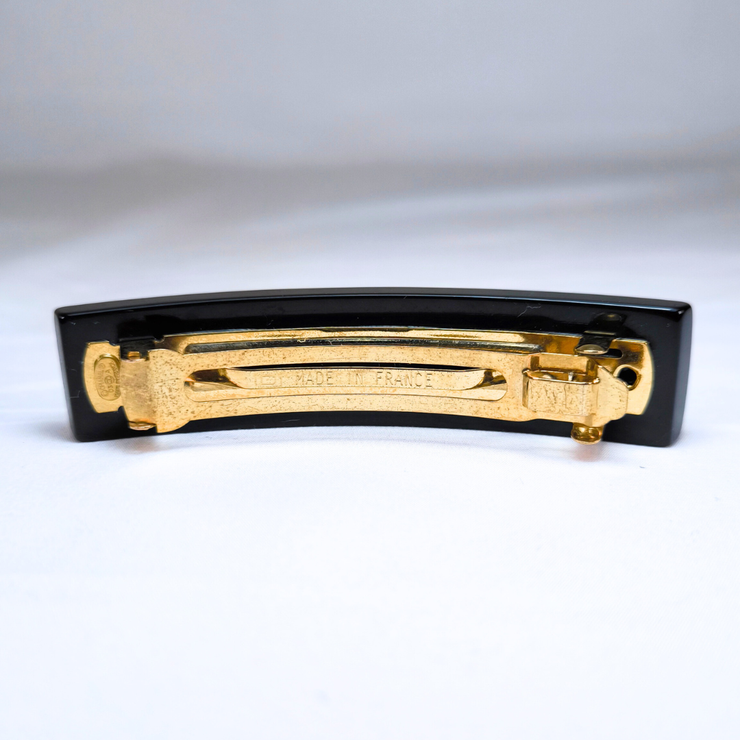 CHANEL - 【美品】CHANEL クローバー ツリー モチーフ バレッタ