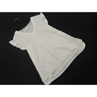 ロペ(ROPE’)のROPE ロペ レース 切替 ブラウス シャツ sizeM/白 ■◆ レディース(シャツ/ブラウス(半袖/袖なし))