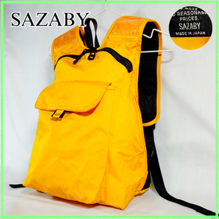 サザビー(SAZABY)のSAZABY サザビー リュック ナイロン オレンジ(リュック/バックパック)