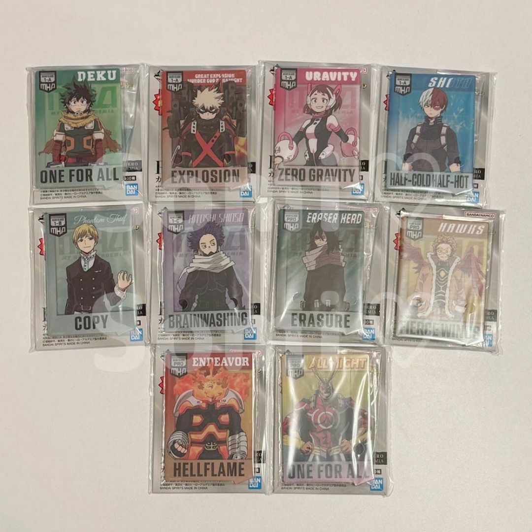 ヒロアカ 一番くじ 連なる星霜 F賞 アクスタ コンプ エンタメ/ホビーのアニメグッズ(その他)の商品写真