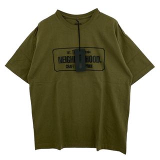 ネイバーフッド(NEIGHBORHOOD)のNEIGHBORHOOD ネイバーフッド 222PCNH-ST01 Tokyo Craft with Pride Tee フロントプリント Tシャツ 半袖カットソー カーキ系 XL【新古品】【未使用】【中古】(シャツ)