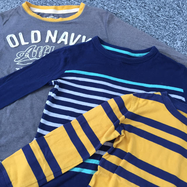 Old Navy(オールドネイビー)の男の子 ロンT5枚セット OLDNAVY キッズ/ベビー/マタニティのキッズ服男の子用(90cm~)(Tシャツ/カットソー)の商品写真