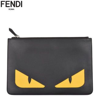 フェンディ(FENDI)のFENDI フェンディ　ブラックモンスタークラッチバッグ (その他)