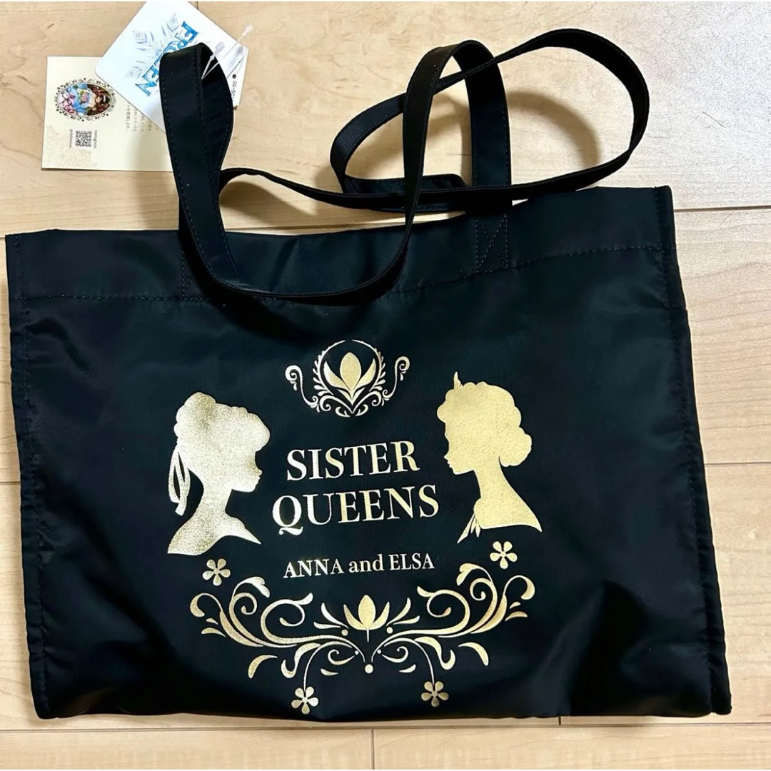 新品タグ付 アナ雪 トートバッグ ディズニー しまむら ちはる アナ エルサ レディースのバッグ(トートバッグ)の商品写真