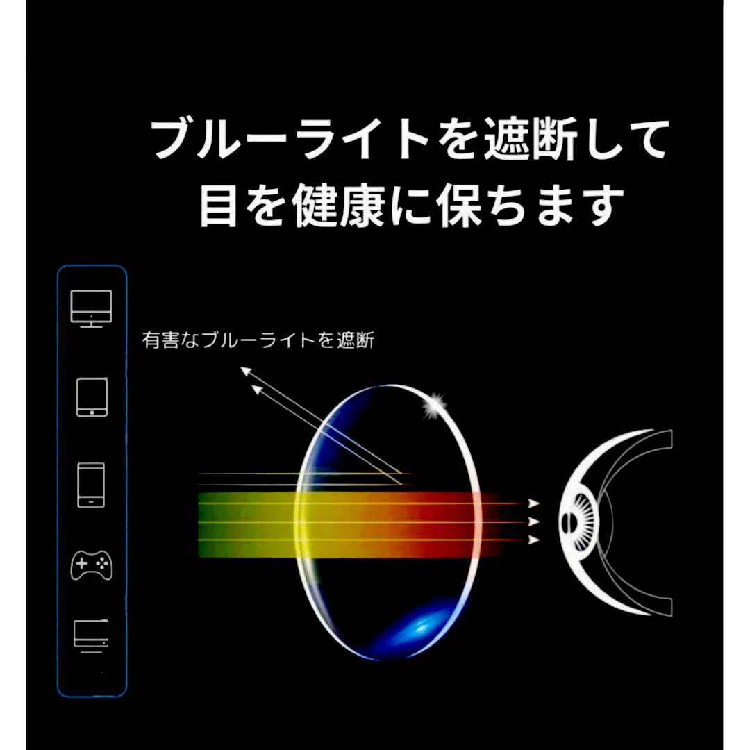 【+1.0～4.0度数自動調整】バイフォーカル ピントグラス 老眼鏡 遠近両用 メンズのファッション小物(サングラス/メガネ)の商品写真
