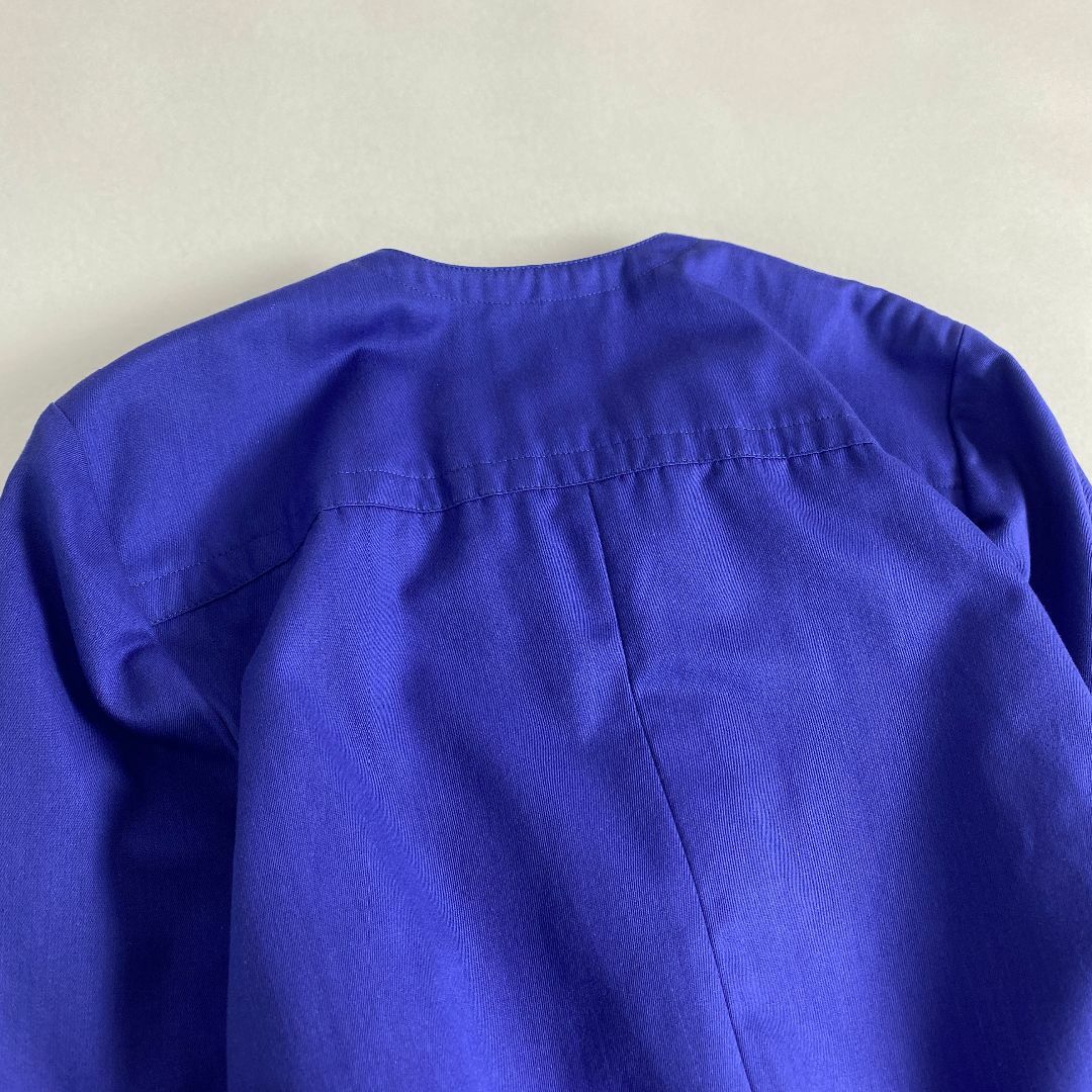 美品　ジバンシー　ワンピース　半袖 金ボタン ヴィンテージ 紫 GIVENCHY GIVENCHY - 美品 ジバンシー ワンピース 半袖 金ボタン