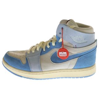 ナイキ(NIKE)のNIKE ナイキ WMNS AIR JORDAN 1 ZOOM CMFT 2 DV1305-004 ウィメンズ エアジョーダン1 ズームコンフォート ハイカットスニーカー US10.5/27.5cm ホワイト/ブルー(スニーカー)