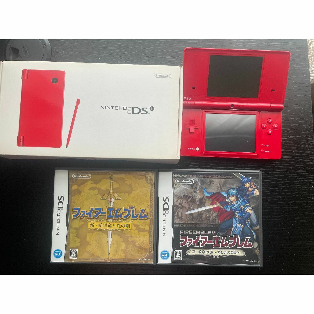 ニンテンドーDS - DSi 本体 ファイアーエムブレム 新・暗黒竜と光の剣＆新・紋章の謎２本セット