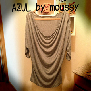 アズールバイマウジー(AZUL by moussy)のAZUL bymoussyグレートップス(カットソー(長袖/七分))